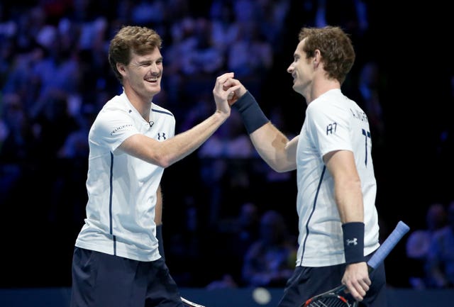 Andy (right) and Jamie Murray decided against playing together