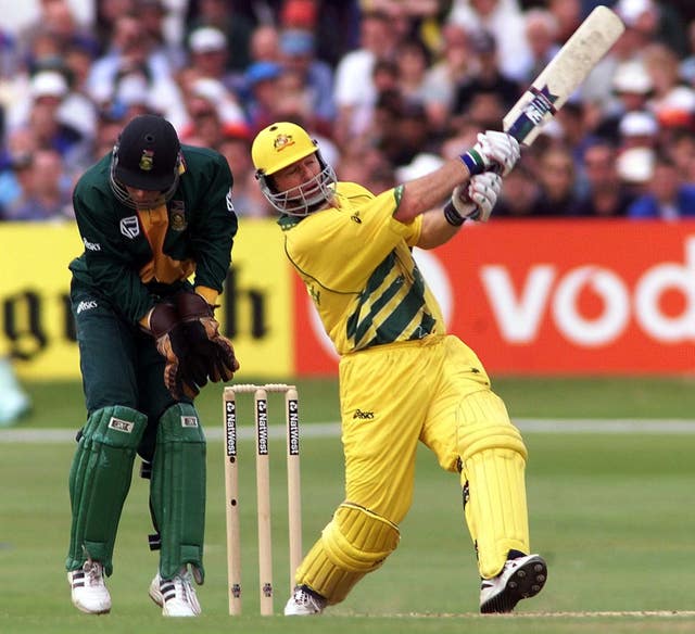 Steve Waugh helped to put England to the sword at Old Trafford