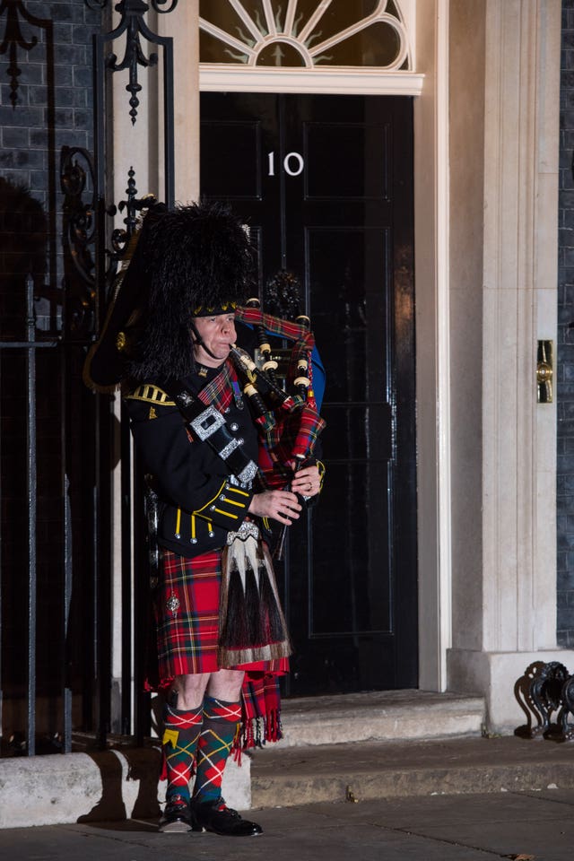 Burn’s Night reception at Downing Street