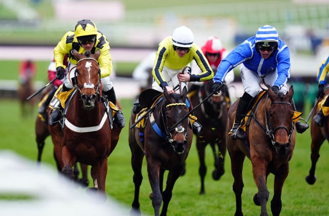 Lulamba (left) was just touched off in the Triumph
