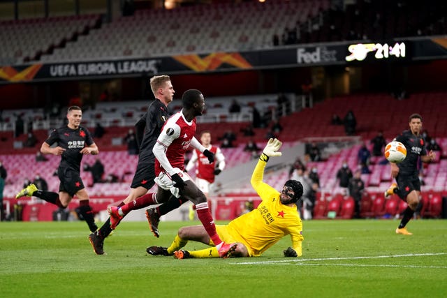 Nicolas Pepe gives Arsenal the lead