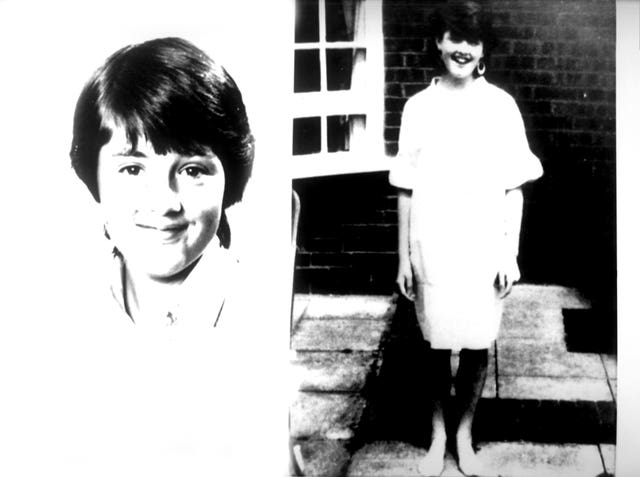 Schoolgirl Dawn Ashworth in 1983. 