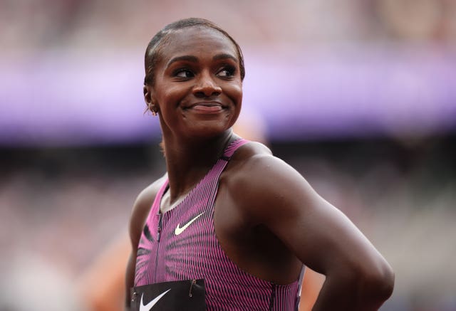 Dina Asher-Smith smiles 