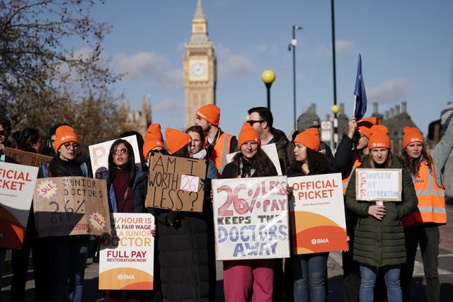 Striking junior doctors