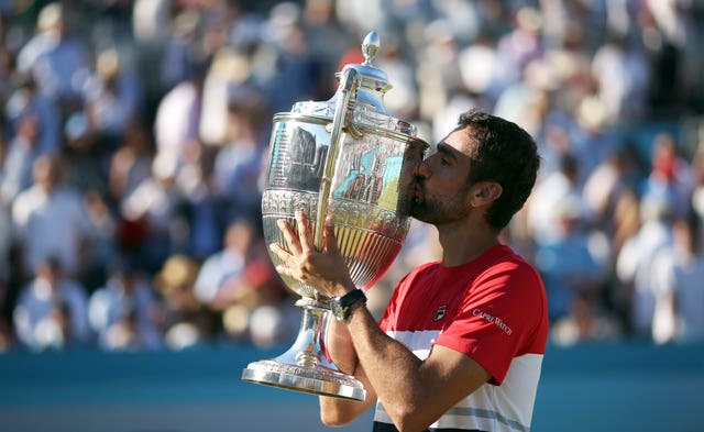Marin Cilic won Queen's for the second time and avenged his 2017 loss in the final 