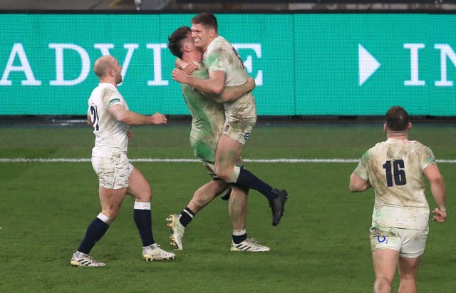 Owen Farrell secured victory for England