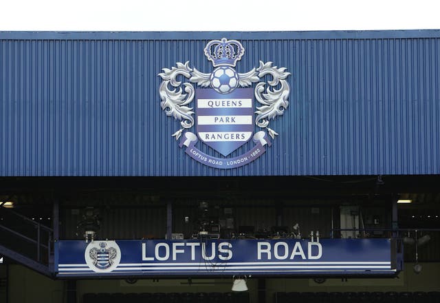 A view of the TV stand at Loftus Road