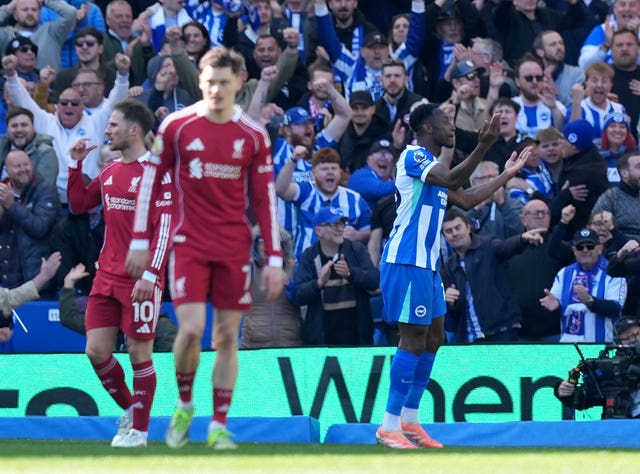 Liverpool lose at Brighton