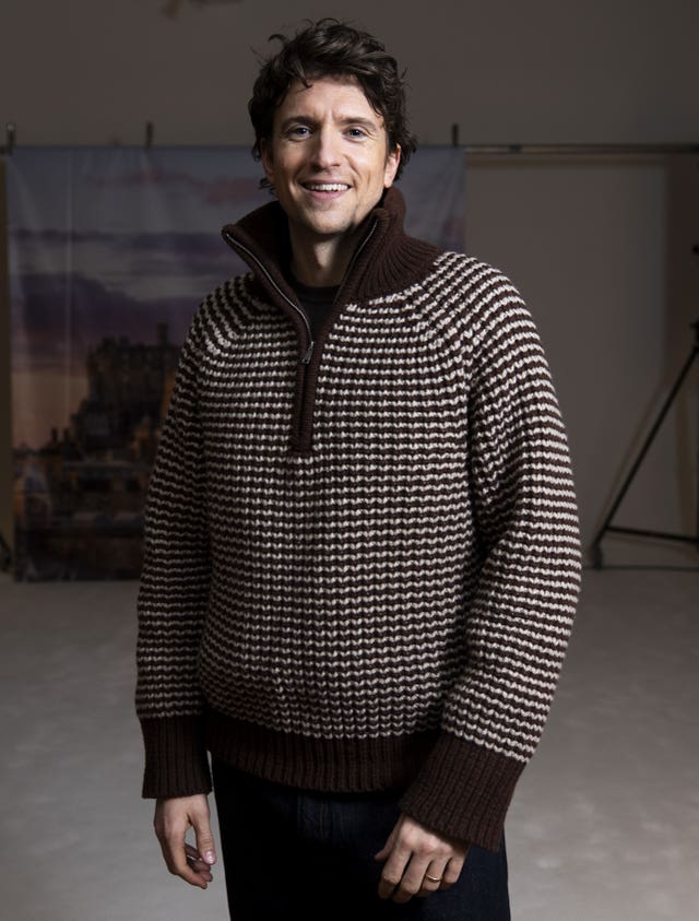 BBC Radio 1 presenter Greg James speaking in London ahead of his Red Nose Day challenge