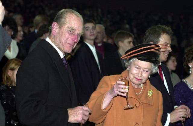 Queen Elizabeth II and Prince Philip – Millennium Dome – London