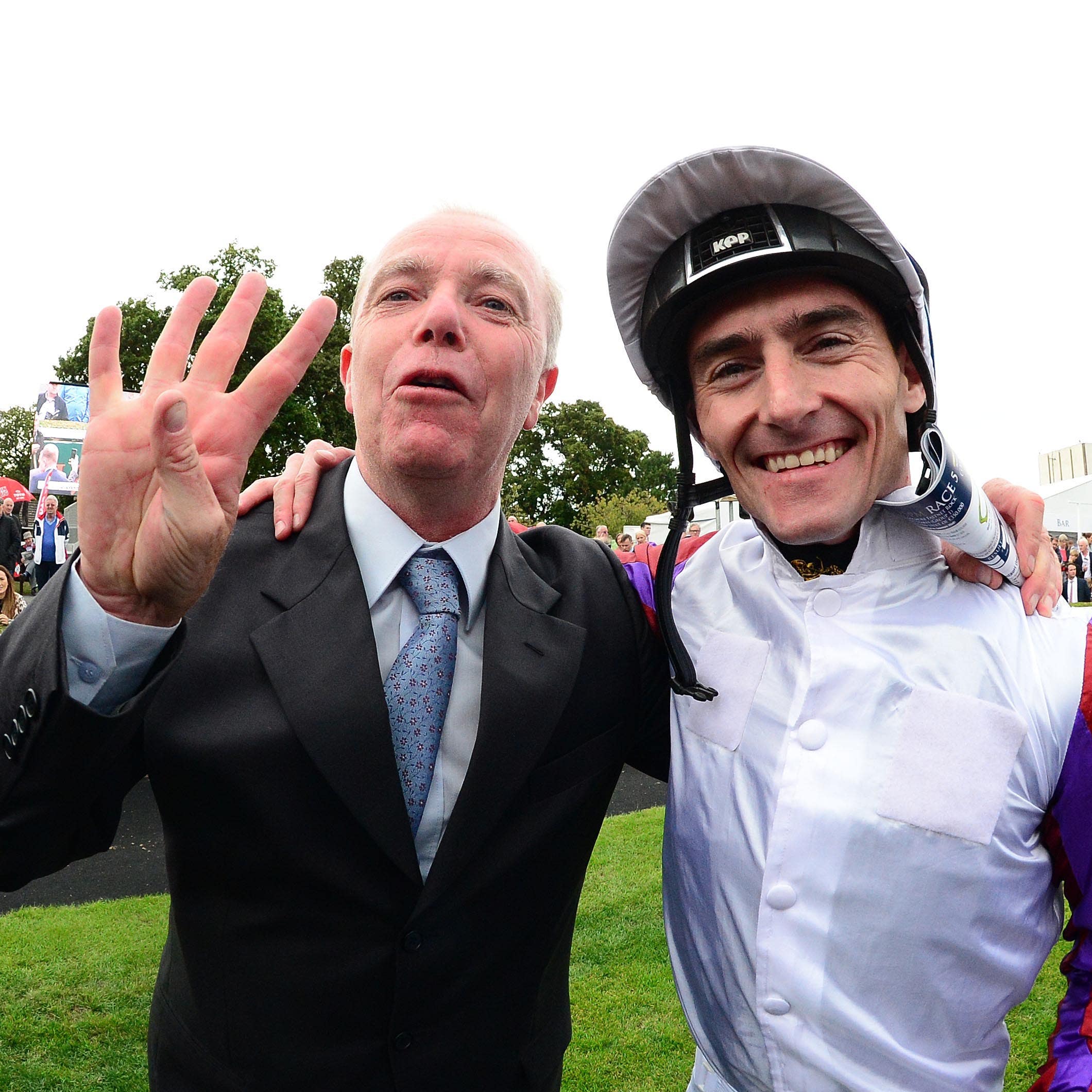 Karl Burke, who won two Group Ones on Irish Champions Weekend
