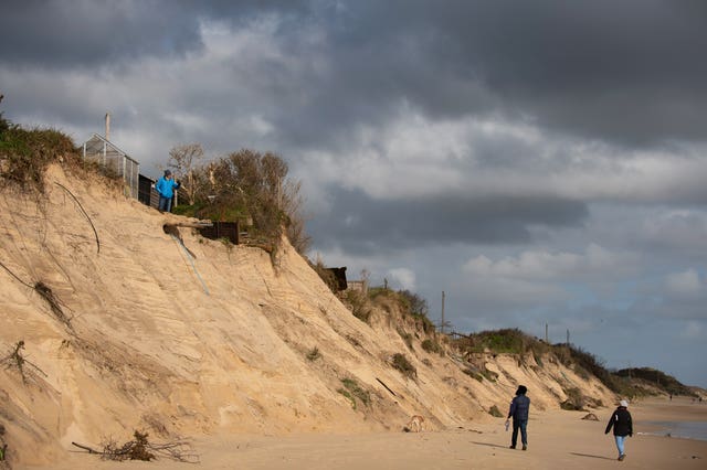 Hemsby cliff erosion – Norfolk