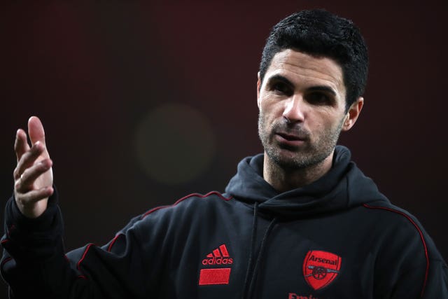 Arsenal are ninth in the Premier League under Mikel Arteta