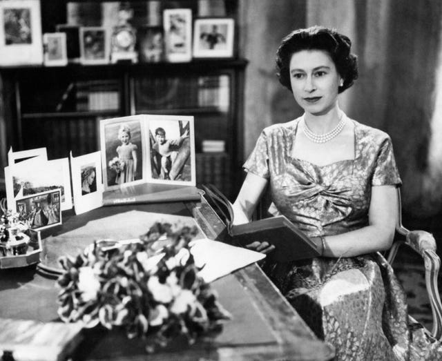 First Televised Queen’s Speech – Sandringham - 1957 (PA)