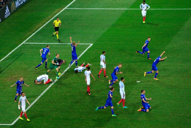 England have come a long way since their humiliation against Iceland at Euro 2016 (Jonathan Brady/PA)
