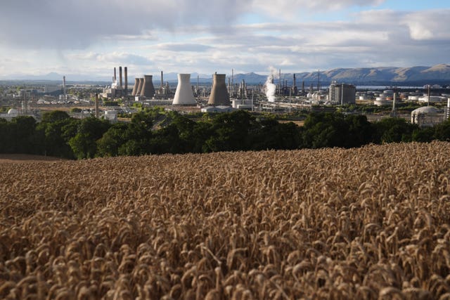 Grangemouth refinery 