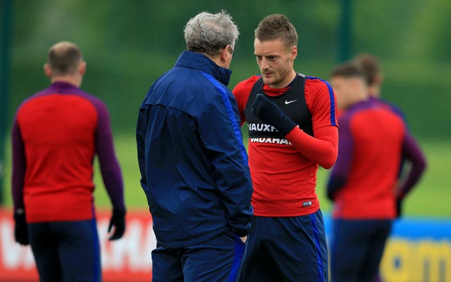 Hodgson worked with Vardy in the England set-up