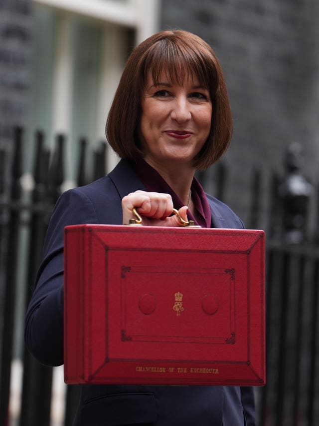 Chancellor Rachel Reeves leaves 11 Downing Street with her ministerial red box