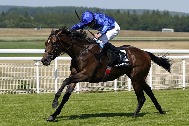 Aomori City winning the Vintage Stakes at Goodwood 