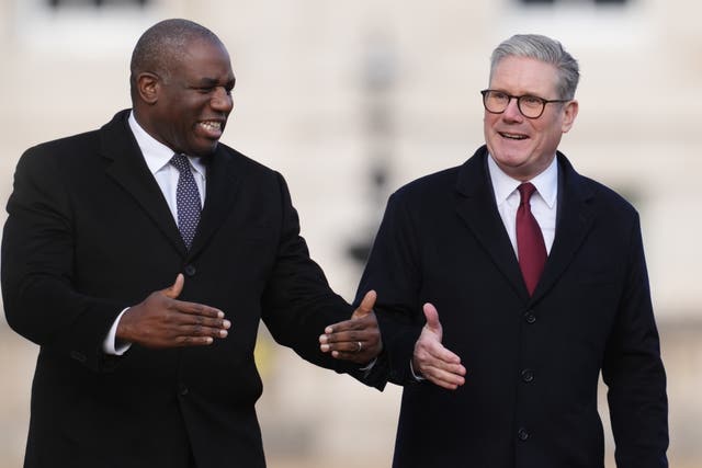 Foreign Secretary David Lammy and Prime Minister Sir Keir Starmer