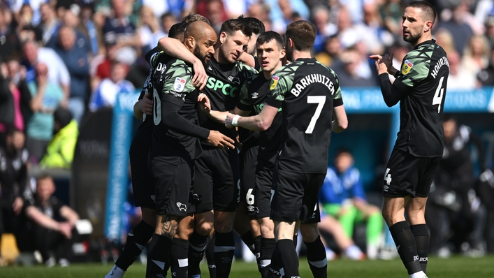 David McGoldrick, left, celebrates (Simon Galloway/PA)