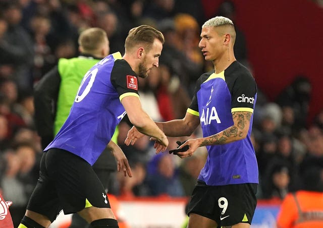 Harry Kane came off the bench for Tottenham
