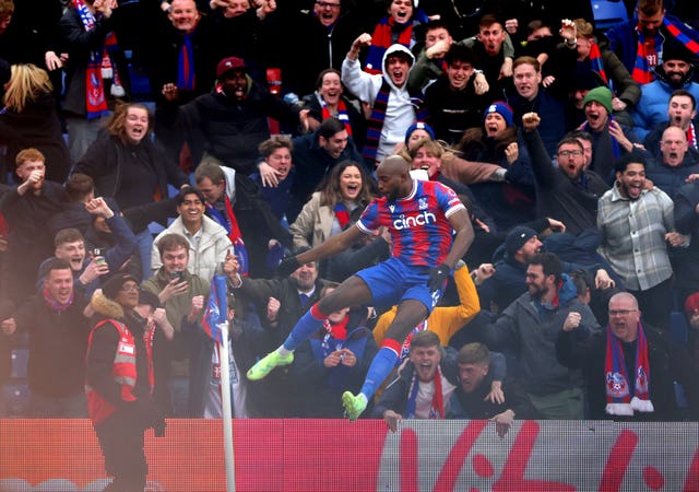 Jean-Philippe Mateta scored in the final seconds of second-half stoppage time to seal Palace's first victory of 2023