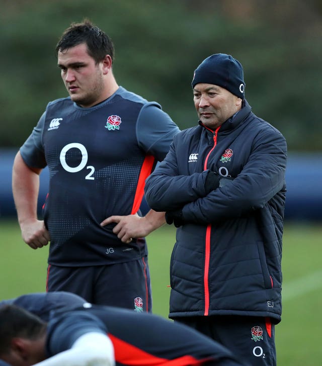 Jamie George was given his first England start by Eddie Jones in 2017