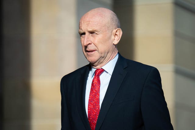 John Healey spotted in London