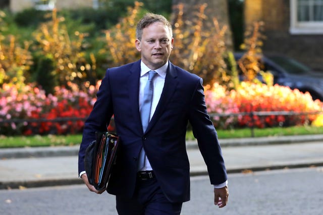 Transport Secretary Grant Shapps