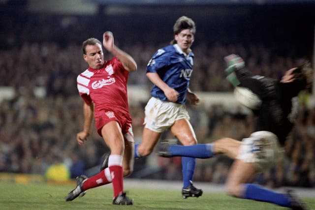 Ronny Rosenthal, left, was guilty of a dreadful miss for Liverpool in 1992
