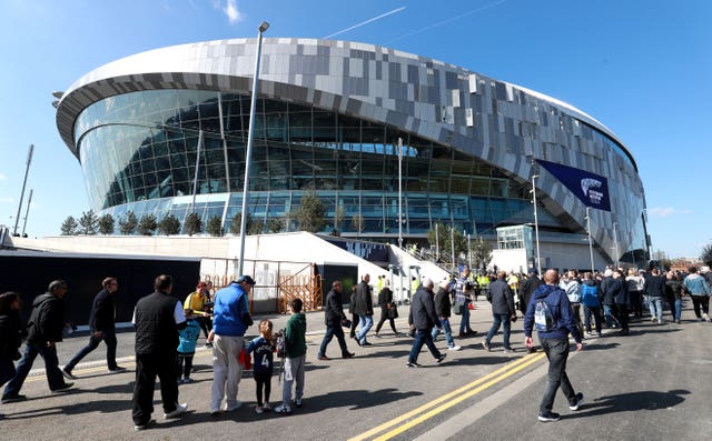 Tottenham held an Under-18 Premier League test event match at their new stadium on Sunday