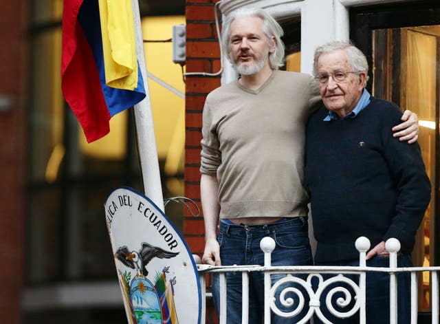 Julian Assange meets Noam Chomsky