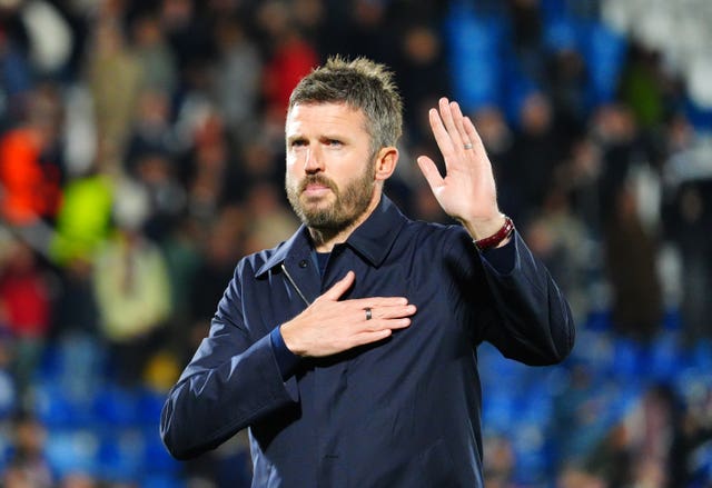 Manchester United manager Michael Carrick apologises to travelling fans at Como