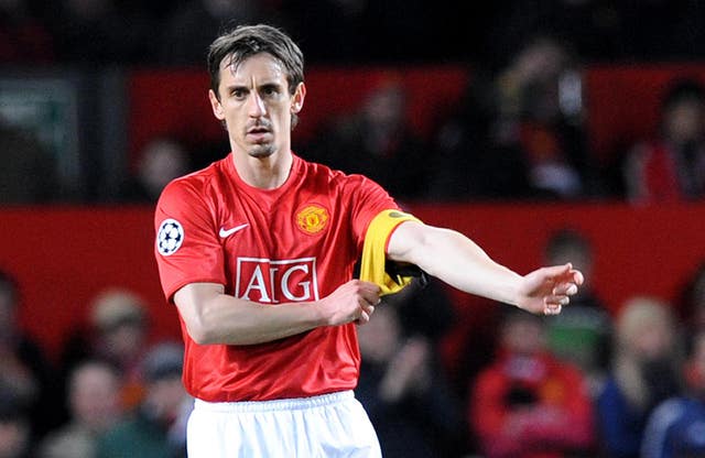 Gary Neville spent nearly 20 years as a Manchester United player
