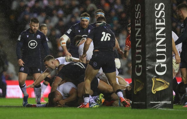 Ellis Genge scored a try in England's win over Scotland