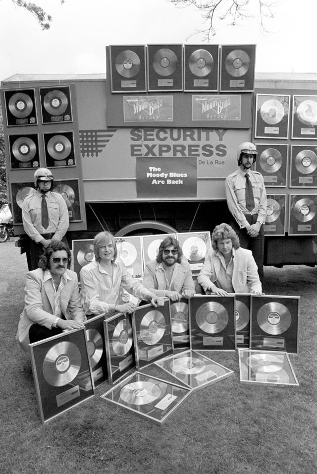 Music – Moody Blues Collect their Platinum – 1978