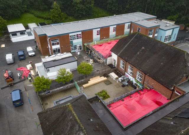 A general view of Abbey Lane Primary School in Sheffield