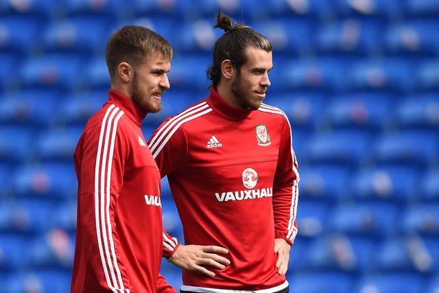 Aaron Ramsey, left, and Gareth Bale
