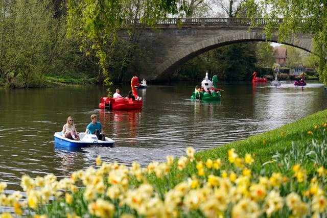 Spring weather Apr 17th 2022