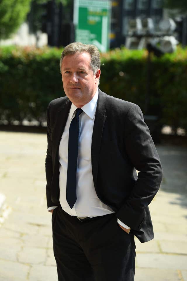 Piers Morgan said it had been a difficult time for his family