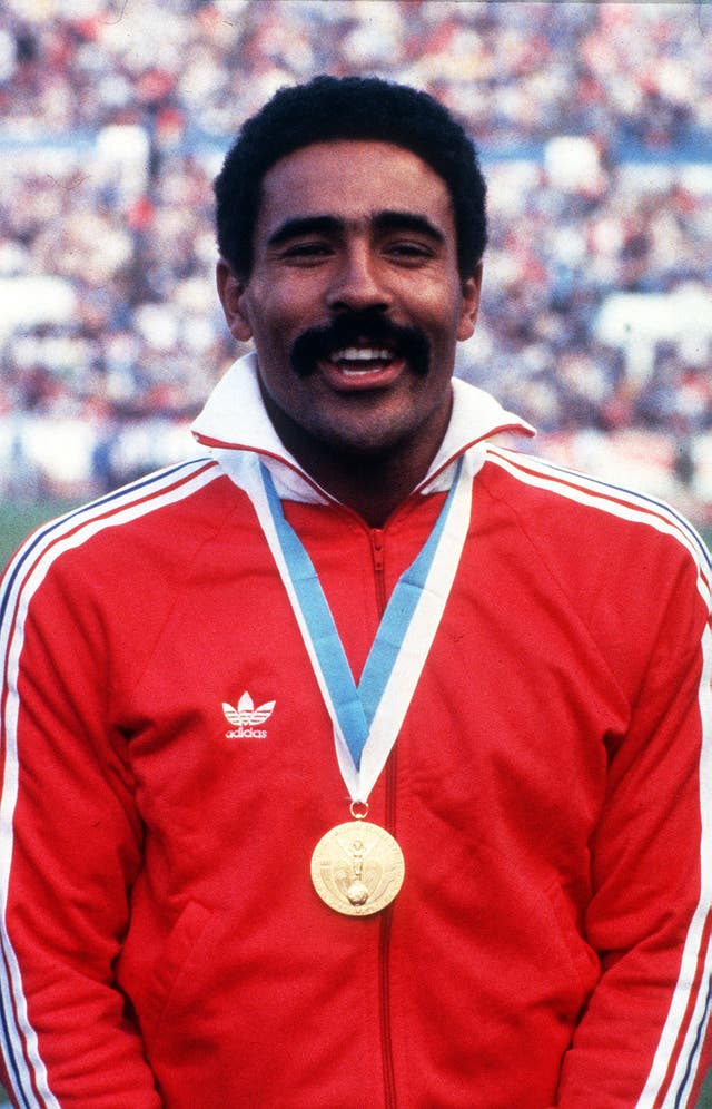 Daley Thompson won decathlon gold medals at the 1980 and 1984 Olympics