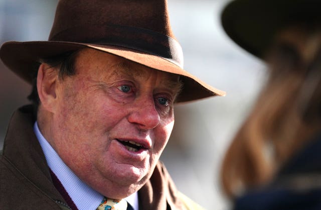 Nicky Henderson trains Mister Coffey 