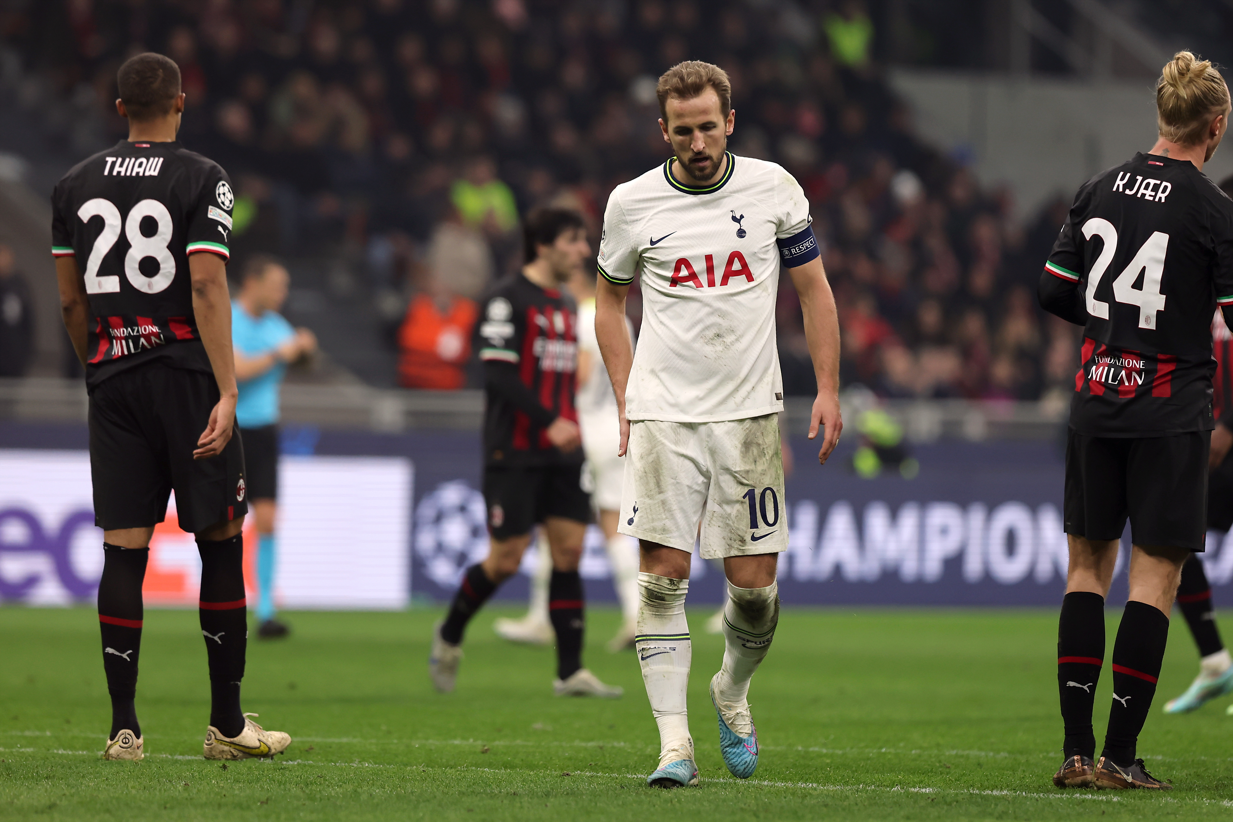 Tottenham Suffer First-leg Setback In Lacklustre Loss To AC Milan - 7M ...