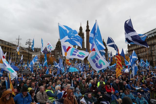 Scotland Independence rally