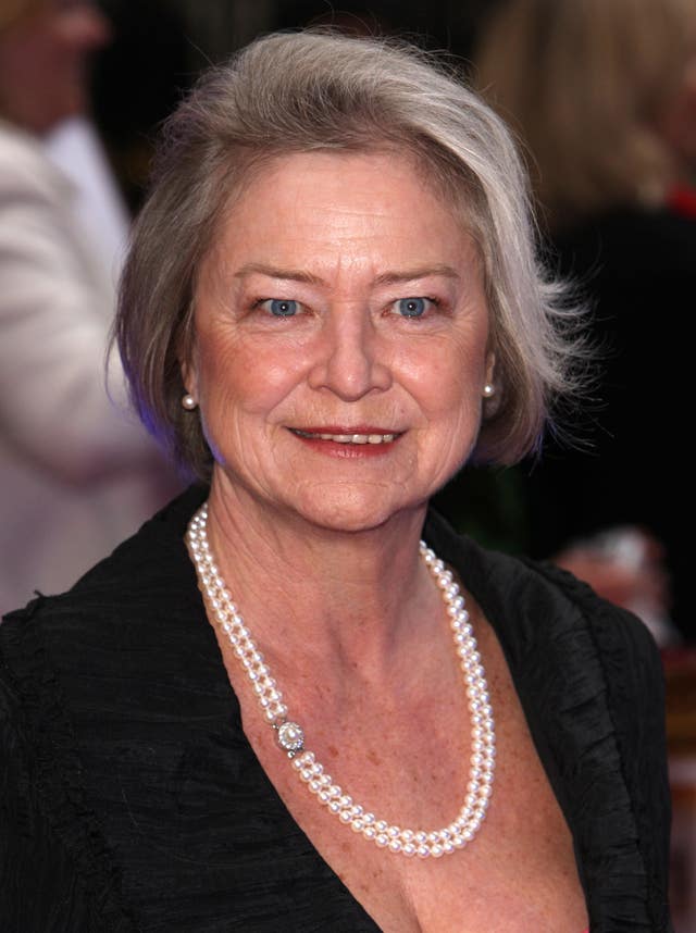 Kate Adie on the red carpet