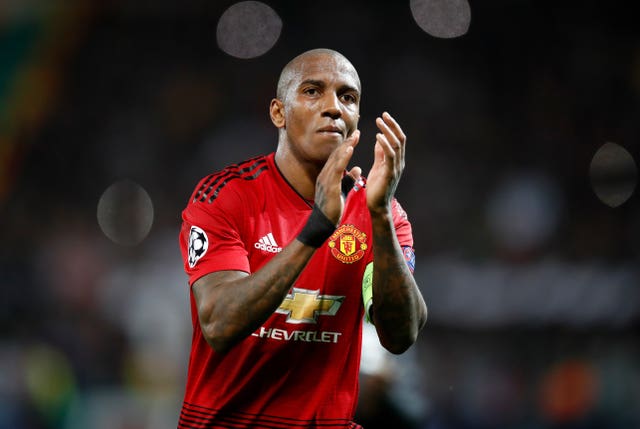 Manchester United’s Ashley Young