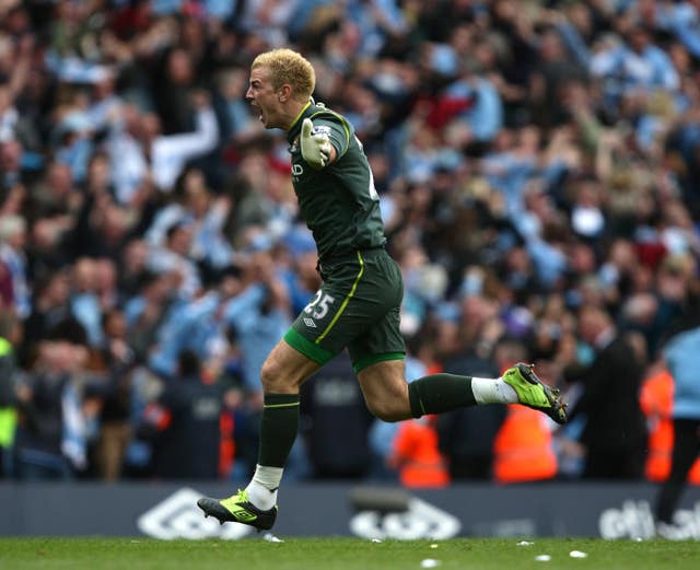 Hart helped City win their maiden Premier League title in 2012 (Dave Thompson/PA).