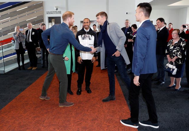 The Duke of Sussex at Silverstone