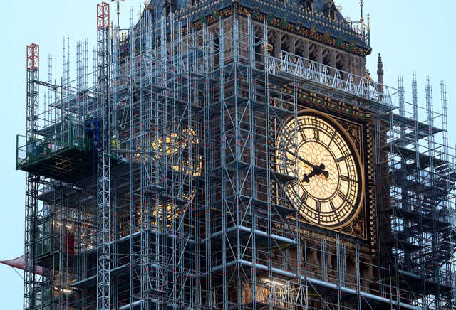 Big Ben repairs